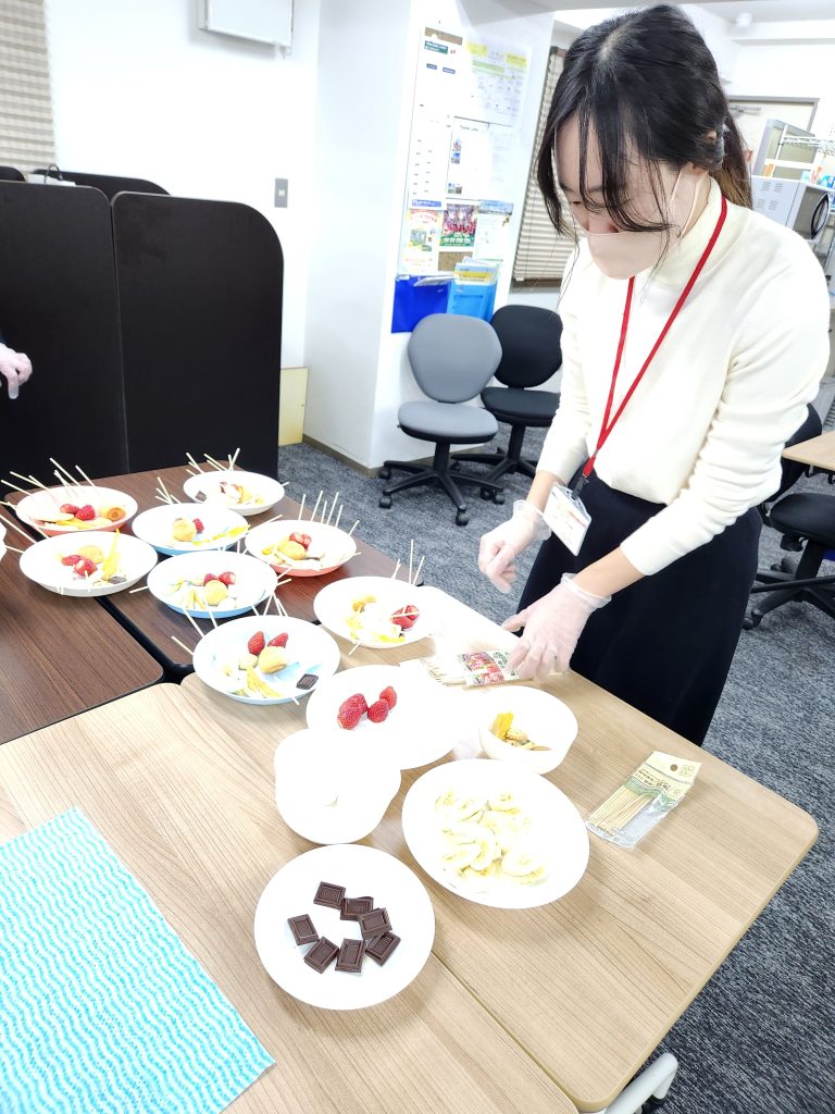 出逢いと別れとチョコフォンデュのイメージ画像